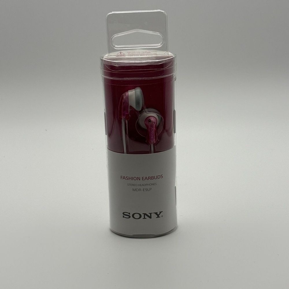 Sony MDR-E9LP Wired In-ear Secure Fitting and Compact‎ Headphones (Pink) New